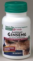 American Ginseng 250mg/5% Ginsenosides