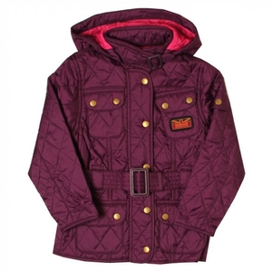 Barbour Girls Elderberry Summer Viper Quilt Jacket