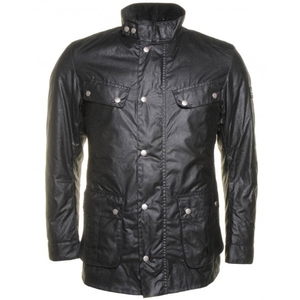 Barbour International Mens Black Duke Waxed Jacket