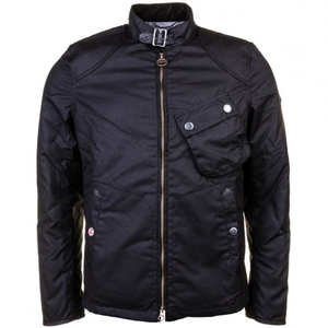 Barbour International Mens Black Legion Waxed Jacket