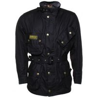 Barbour International Mens Black Original Waxed Jacket