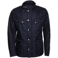 Barbour International Mens Navy Ariel Quilted Jacket