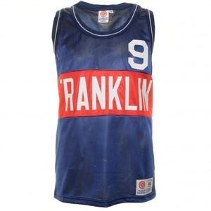 Franklin & Marshall Mens True Royal Hunter 9 Back Print Vest