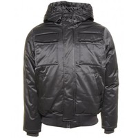 G Star Mens Black MFD Hooded Bomber Jacket