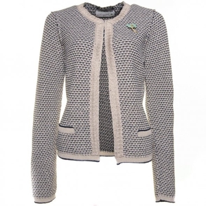 Maison Scotch Womens Navy Cute Knitted Jacket