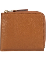 SA3100IC Textured Leather Wallet Brown