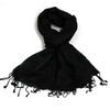 Womens Black Trendy Scarf - Pashminas Shawls - Various patterns,  designs and colours - Striped,  Sparkly,  Checked - Womens scarf for girls