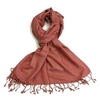 Womens Indian Red Scarf - Pashminas Scarves - Various patterns,  designs and colours - Striped,  Sparkly,  Checked - Scarf for ladies & girls
