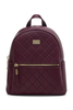 Boston Burgundy Quilted Backpack