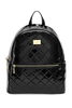 Boston Patent Quilted Black Backpack