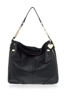 Clairmont Black Ostrich Tote