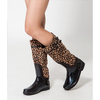 Cheetah Pattern Tall Boots