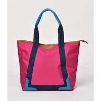 Color Block Tote Fuchsia - One size