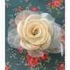 Corsage Brooch White - One Size