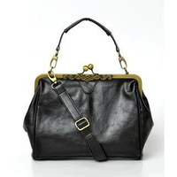 Kiss-Lock Satchel Black