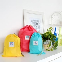 Lucky Pouch Set (Red - L Size,  Yellow & Blue - M Size) Red - L Size,  Yellow & Blue - M Size