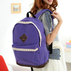 Polka Dot Backpack Purple - One Size