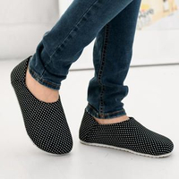 Polka Dot Canvas Slip-Ons