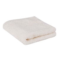 100% Cotton Wash Face Cloth Towel Flannel - Plain Cream