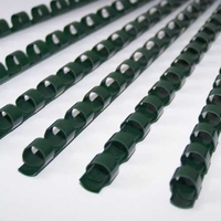 100 GBC Ibico Plastic Binding Combs 12mm Green A4