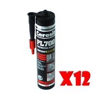 12 x Ceresit PL700 Instant Grab Adhesive White 300ml