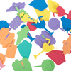 12 x Pritt 3D Party Food Foam Pieces - Kids Art - Various Colours