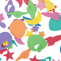 12 x Pritt 3D Space Foam Pieces - Kids Art - Various Colours