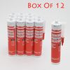 12 x Unibond General Purpose Silicone - Brown - 300ml