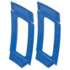 2 x Avery Alpha Office Letter Tray Height Risers - Blue