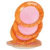 24 x Amscan Paper Party Plates - Warm Weave - 17.8cm