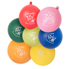 30 x Amscan Latex Party Balloons - Assortment - 30th Anniversary