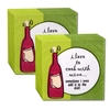32 x Amscan Tablewear Cover Party Birthday Serviette Napkins - Wine