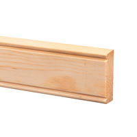 4 x Richard Burbidge Shaker Border Rails - Pine - 1.2m