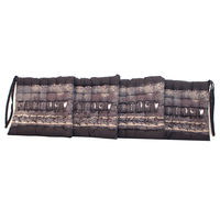 4 x Venilia Seat Pad Cushions - Black/Grey
