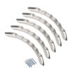 5 x Bow Cabinet Door Handles - Steel - 96mm