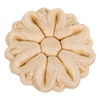 5 x Richard Burbidge Decorative Wooden Ornament - Tudor Rose