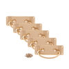 5 x Ring Pull Cupboard Door Handle - Gold