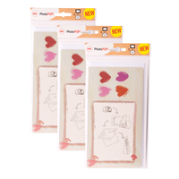 9 x GBC PhotoPop Personalised Photo Greeting Cards - Love Hearts