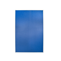 Acco Blue Office Noticeboard Aluminium Frame 180x120cm