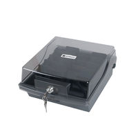 Acco Lockable Disk/Storage Box - Plastic - 21 x 24cm