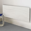 Adam Decorative Wave Radiator Cover - White - Small