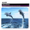 Allsop Computer Blue Mouse Pad Mat - Anti-Slip Grip - Dolphins Sea