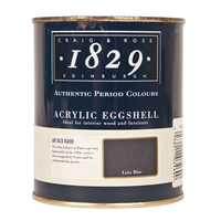 Craig & Rose Acrylic Eggshell Paint - Lido Blue - 750ml