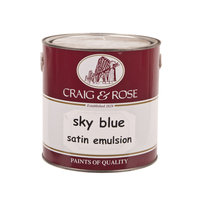 Craig & Rose Paint Satin Emulsion - Sky Blue - 2.5L