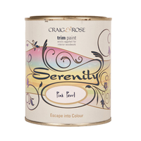 Craig & Rose Trim Paint - Acrylic Eggshell - Pink Pearl - 750ml