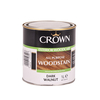 Crown All Purpose Exterior Woodstain - 1 Litre - Dark Walnut