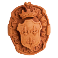 Decorative Wooden Curtain Holdback - Light Wood Shield