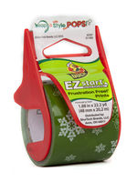 Duck Packaging Tape & Dispenser - Snow Flakes - 48mm x 20.2m