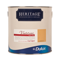 Dulux Heritage Flat Matt Paint - Gamboge - 2.5 Litre