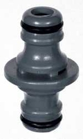 Elgo Double Snap-On Joiner For Garden Hose Plastic